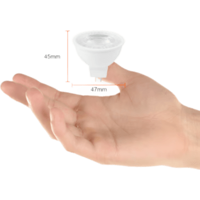 Lámpara LED MR16 / 6 W / 550 lm / Luz de Día 6500 K / IRC 80 / Base GX5.3 / 100-240 V / No Atenuable / Vida 15000 h / Garantía 5 Años | SIERRA STORE
