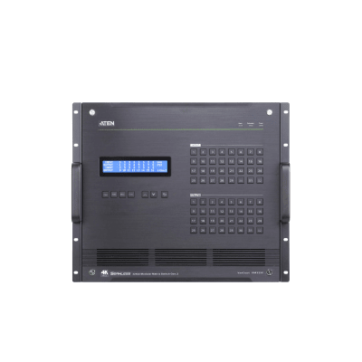 Matriz de Conmutación Modular / 32×32 / 8 Ranuras / Escalado en Tiempo Real / Multi-Formato HDMI DP DVI SDI VGA Fibra | SIERRA STORE