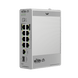 Switch Industrial PoE / 8 Puertos Gigabit PoE / 270W Budget / Uplink SFP / DIN-Rail / -30°C a 65°C / Fanless | SIERRA STORE