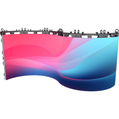 Pantalla LED Ultra-flexible / 2.6 mm Pixel Pitch / Ajuste -45° a +45° / Cilindro ≥1.27 m (4.17 ft) / 1000 Nits / 3840 Hz Refresh / | SIERRA STORE
