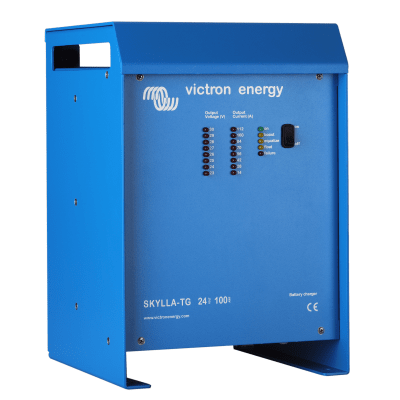 Cargador de Baterías Marino / 24 V / 100 A / Entrada Universal 90-265 VCA y 90-400 VCC / Bancos 500-1000 Ah / Homologación GL | SIERRA STORE