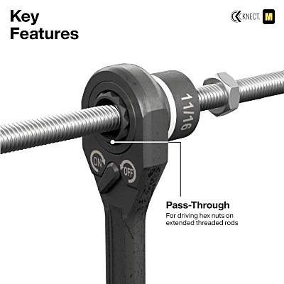 Juego de Dados de Impacto / Paso a Través / 39 Piezas / SAE y Métrico / Sistema KNECT / Adaptador 3/8" | SIERRA STORE