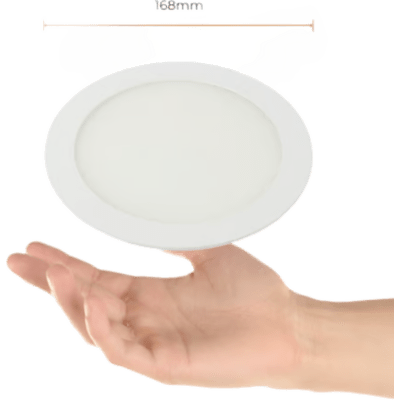 Lámpara LED Empotrado / 12 W / 720 lm / 6500 K / Luz de Día / IRC 70 / Aluminio Blanco / 100-240 V / 50-60 Hz / No Atenuable / Vida | SIERRA STORE