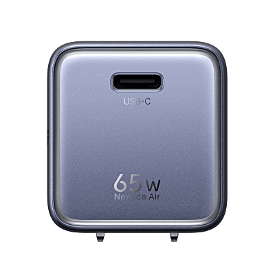 Cargador Rápido GaN 65W / 1 Puerto USB-C / Ultra-Compacto / Enchufe Plegable / GaNInfinity / Thermal Guard | SIERRA STORE