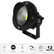 Luminario LED Tipo Estaca / COB / 12W / 110-240V~ 60Hz / IP65 / 2700 K Luz Cálida / Ángulo de Luz 36° / Cabeza Ajustable 45° a 85° / | SIERRA STORE