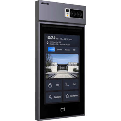 Videoportero Con Lector QR Físico / Incluye Bracket de Instalación / Pantalla 10" LCD / Cámara 5 MP / Acceso Por Rostro, Tarjeta, QR | SIERRA STORE