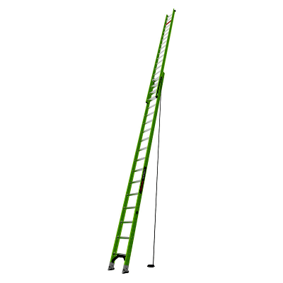Escalera de Extensión / Fibra de Vidrio y Aluminio / 10.9 m (35.8 ft) / Capacidad 375 lb (170 kg) / Estabilizadores Niveladores | SIERRA STORE