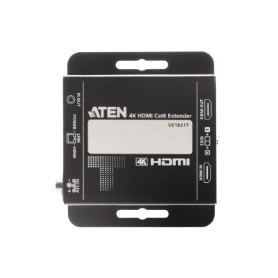 Kit Extensor HDMI | 4K sobre Cat 6 | 4096x2160 @ 30 Hz | Hasta 40 metros Cat 6 | Tecnología PoC | EDID Switch y Copia | Control IR | SIERRA STORE
