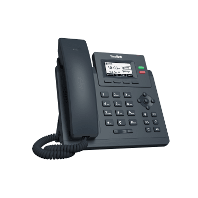 Teléfono IP / 2 Líneas SIP / Pantalla LCD 2.3" / PoE / Conferencia 5 Participantes / HD Voice | SIERRA STORE