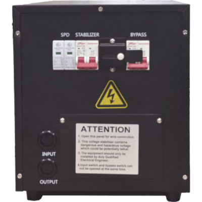 Regulador de Voltaje Industrial Split Phase Ferroresonante 2 kVA/2 kW 220 V / Entrada 176-264 V Vca / Salida 215.6-224.4 Vca | SIERRA STORE