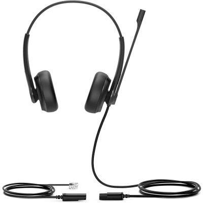 Diadema Alámbrica / Audio HD / Cancelación de Ruido Pasiva / Conexión QD a RJ9 / Almohadillas de Cuero / Brazo Flexible 330° | SIERRA STORE
