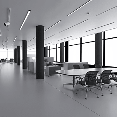 Luminaria LED Ultraslim 48 / 48 W / 4400 lm / Blanco Neutro 4000 K / IRC 80 / Carcasa de Aluminio Negro / IP20 / Atenuable / 30 000 h | SIERRA STORE