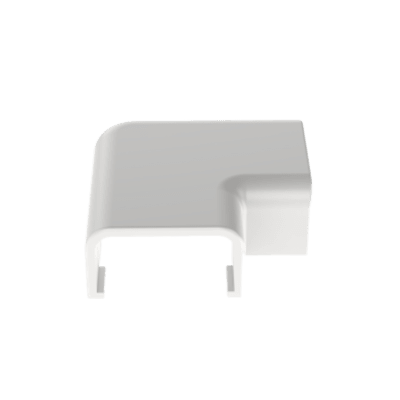 PANDUIT RAF3WH-E - Conexión en ángulo recto "L", para uso con canaleta LD3, material ABS, Color Blanco | SIERRA STORE
