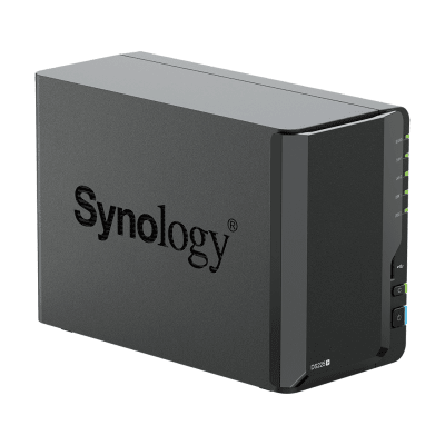 NAS DiskStation DS225+ | 2 Bahías | Intel Celeron J4125 | 2 GB DDR4 | Hasta 40 TB | Puertos 1GbE y 2.5GbE | USB 3.2 Gen 1 ...