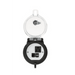 PANDUIT DAP3BC-S0-5U - Puerto de Acceso de Datos / 3 pulgadas (0.25 pies) / Salida Símplex / IP65/IP66 / NEMA 4X/4/12 / Cat 5e + USB | SIERRA STORE