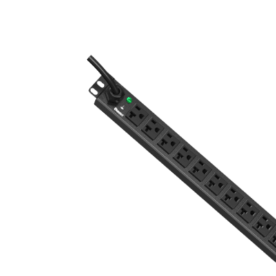 PANDUIT E12B02M - PDU ES2P Básico para Distribución de Energía, Enchufe de Entrada NEMA 5-15P, Con 12 Contactos NEMA 5-20R | SIERRA STORE