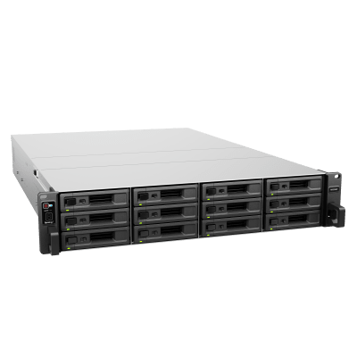 Unidad de Expansión Synology RX1225RP | 12 Bahías para Unidades 3.5" y 2.5" SATA HDD/SSD | Intercambio en Caliente | Fuent...
