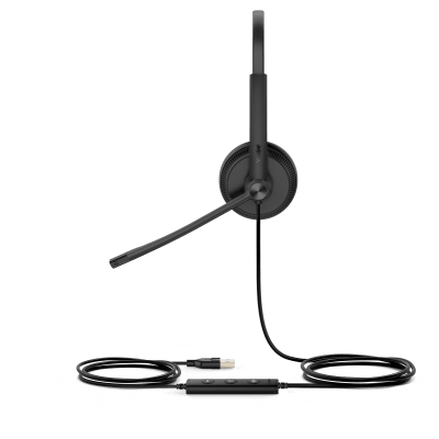 Diadema Alámbrica USB / Audio HD / Cancelación de Ruido Pasiva / Dual / Plug-and-Play / Multiplataforma | SIERRA STORE
