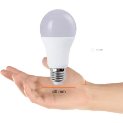 Foco LED A19 / 14 W / 1301 lm / Luz de Día 6500 K / Rosca E27 / IRC 80 / 15000 h / No Atenuable / NOM-030 | SIERRA STORE