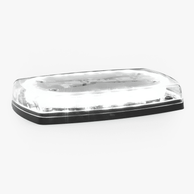 Minibar LED para Techo / 10 Pulgadas / 48 LEDs / Doble Color Ámbar/Claro / 91 Patrones / 12-24 VDC / 360° / SAE Clase I | SIERRA STORE