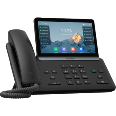 Teléfono IP Ejecutivo SIP-T87W de Yealink con Pantalla Táctil Ajustable de 7 Pulgadas Wi-Fi 6 Bluetooth 5.0 y Cancelación de Ruido por | SIERRA STORE