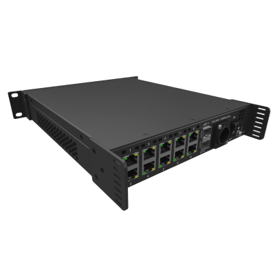 Convertidor de Fibra a Ethernet NovaStar | 10 Puertos Gigabit | 2 Puertos Ópticos 10G | Transmisión de Larga Distancia | Modo Simple | SIERRA STORE