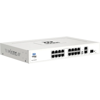 Switch PoE No Administrable / 16 Puertos 10/100 Mbps / 2 Uplink Gigabit / 1 SFP 1000 Mbps / Hi-PoE 60W / Presupuesto 180W / Gestión | SIERRA STORE