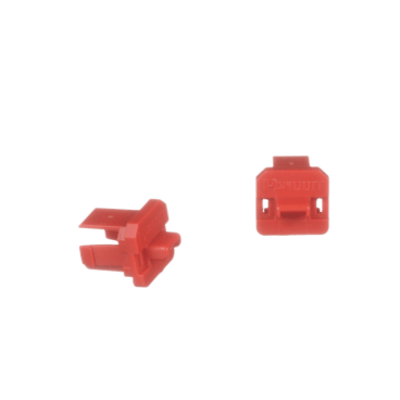 PANDUIT PSL-USBB - Kit de 10 Dispositivos para Bloquear Puertos USB Tipo B, Color Rojo, Incluye Llave de Extracción | SIERRA STORE