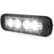 Luz Auxiliar de 16 LED, Rojo/Verde/Ambar/Blanco, Lente Transparente | SIERRA STORE