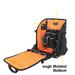 Mochila Profesional para Herramientas / 27 Bolsillos / Base Moldeada Ancha / Interior Naranja / Puerto USB-C / Acceso Estación de | SIERRA STORE