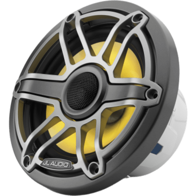 Bocinas Náuticas JL Audio M6 / 6.5" / Coaxial / LED Transflective / Rejilla Deportiva de Titanio / 75 W RMS / 4 Ω | SIERRA STORE