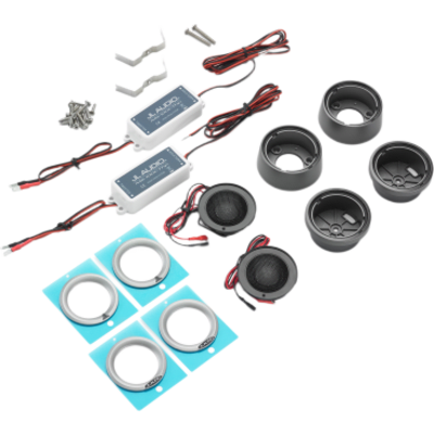 Tweeter Marino de Componentes / 1 in (25 mm) / Diafragma Domo de Seda / 75 W RMS / 4 Ω / 91 dB a 1 W/1 m / 4.8 kHz–25 kHz (±3 dB) / | SIERRA STORE