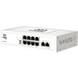Switch PoE No Administrable / 8 Puertos 10/100 Mbps PoE / 2 Puertos Uplink 10/100 Mbps / Presupuesto PoE 76 W / Alcance PoE 250 m | SIERRA STORE