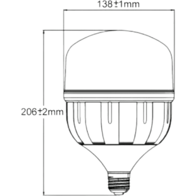 Foco LED / 50 W / 4500 lm / 6500 K Luz de Día / Ángulo de Iluminación 200° / No Atenuable / 15000 h / 5 Años de Garantía / Carcasa de | SIERRA STORE