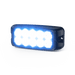 Luz LED de Advertencia / 10 LED de Alta Intensidad / Rojo/Azul / Montaje Superficial / 12-24 VDC / SAE Clase I / IP Resistente al Agua | SIERRA STORE