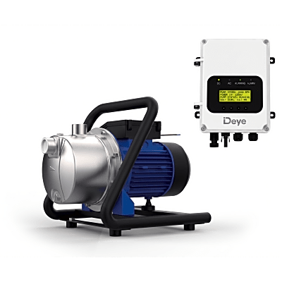 Bomba Solar de Superficie / Centrifuga / Motor 1550W (2HP)  / 160V-240 DC / Alimentacion AC/DC / 3 x 3  Pulgadas / IPX4 | SIERRA STORE