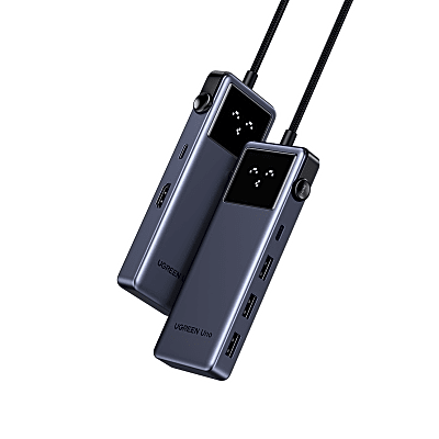 Hub USB-C 6 en 1 / HDMI 4K@60Hz / 3 Puertos USB-A 5Gbps / Carga PD 3.0 100W / Compatibilidad Universal Windows-macOS-Linux...