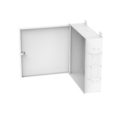 PANDUIT MSICE24 - Gabinete Multi-propósito para Cielo Raso, Puerta con Bisagras y Cerradura, Fabricado en Acero, Color Blanco | SIERRA STORE