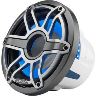 Subwoofer Náutico 10" / 250 W RMS / 4 Ω / LED Transflective™ / Rejilla Deportiva de Titanio / Deflector Infinito o Caja Sellada / | SIERRA STORE