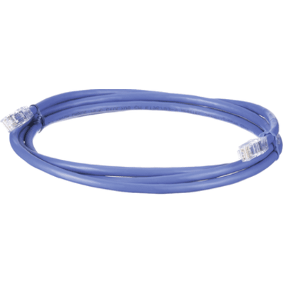 PANDUIT UTP6AX4BU - Cable de Parcheo UTP, Cat6A, 24 AWG, CM, Color Azul, 4 ft | SIERRA STORE