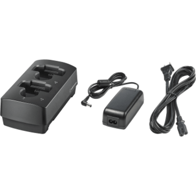 Estación de Carga de Dos Bahías | Para Micrófonos de Mano y Body Packs | Compatible con Transmisores System 20 PRO y Serie 3000 | SIERRA STORE