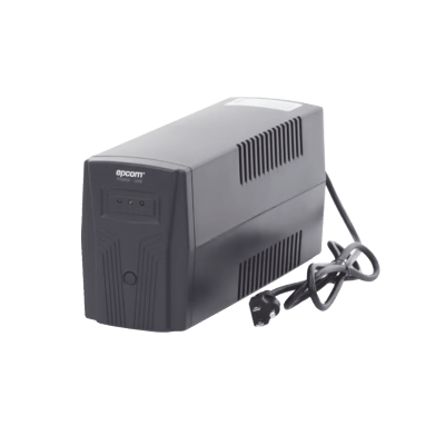 UPS de 600VA/360W / Topología Línea Interactiva / Entrada y Salida 120 Vca / Clavija NEMA 5-15P / 4 Tomas NEMA 5-15R/ Sin ...