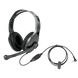 Auricular con Micrófono Bidireccional / Conector 3.5 mm / Banda Ajustable / Micrófono Móvil con Silencio / Almohadillas de Espuma de | SIERRA STORE