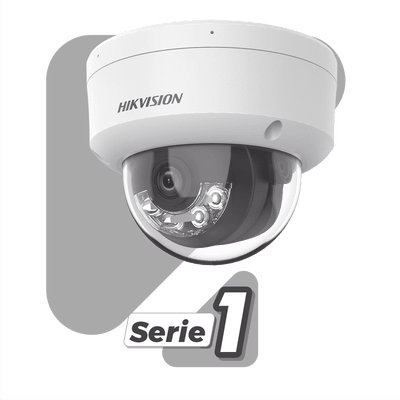 HIKVISION DS2CD1143G3LIU - Cámara Domo IP / 4 Megapixel / Lente 2.8 mm / IR 30 m (98.4 ft) / WDR 120 dB / IP67 e IK10 / PoE | SIERRA STORE