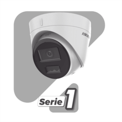 HIKVISION DS-2CD1343G3-LIUF - Cámara Turret IP / 4 Megapixel / Dual Light 30 m (98.4 ft) / Lente 2.8 mm / AcuSense Lite / Audio | SIERRA STORE