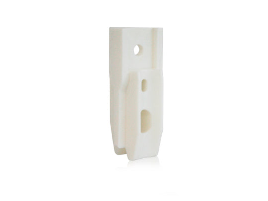 AISLADOR CHALLENGER PARA POSTE DE 1/2 O 3/4 PULGADAS COLOR BLANCO PARA CERCAS ELECTRIFICADAS. ALTER ALT-AIS3 VENTA POR P