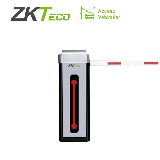 BARRERA VEHICULAR ZKTECO CMP300L CON BRAZO TELESCOPICO RECTO SENTIDO IZQUIERDO VELOCIDAD DE CIERRE 3 SEGUNDOS ALIMENTACI