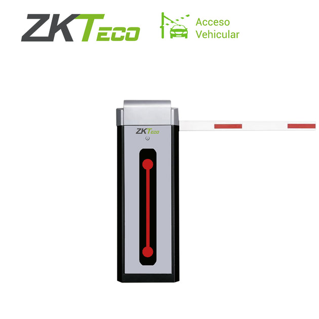 BARRERA VEHICULAR ZKTECO CMP300L CON BRAZO TELESCOPICO RECTO SENTIDO IZQUIERDO VELOCIDAD DE CIERRE 3 SEGUNDOS ALIMENTACI