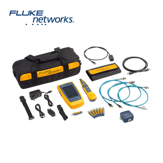 TESTER DE CABLES Y DE RED LINKIQ FLUKE NETWORKS LIQ-KIT-IE CON ADAPTADOR MULTICONECTOR CON CORREA MAGNETICA, IDENTIFICAC