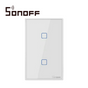 APAGADOR DE PARED TOUCH ON/OFF SONOFF T2US2C-TX / INALAMBRICO WIFI SMART HOME...